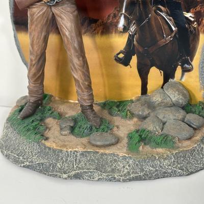 LOT 90B: 2 Sets Of The Bradford Exchange John Wayne Bookends