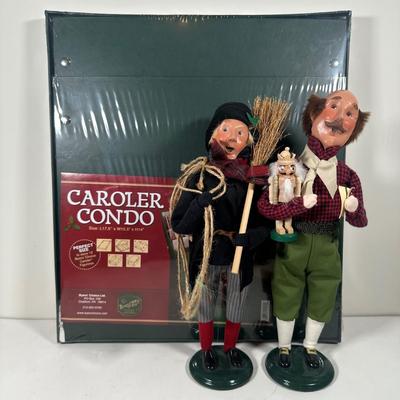 LOT 96B: 2 Byers Choice Carolers & Caroler Condo
