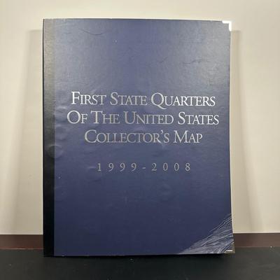 LOT 97B: 1999-2008 First State Quarters Of The United States Collectors Map (complete)