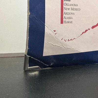 LOT 97B: 1999-2008 First State Quarters Of The United States Collectors Map (complete)