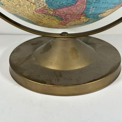 LOT 98B: Globe Collection - 12” World Globe & 2 Sets Of Book Ends