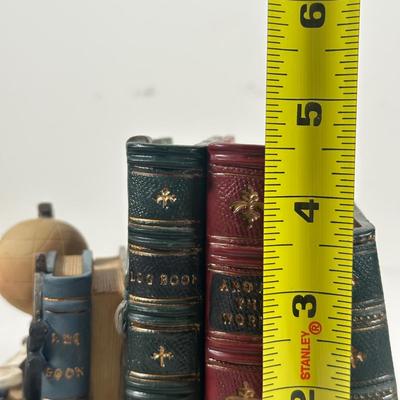 LOT 98B: Globe Collection - 12” World Globe & 2 Sets Of Book Ends