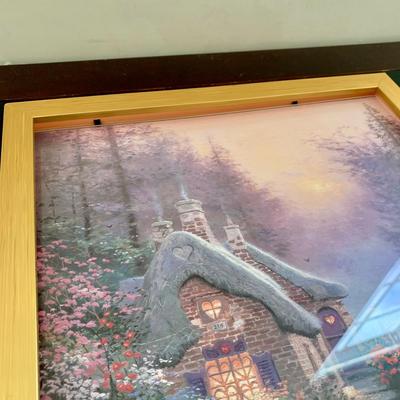 LOT 102 B: Thomas Kinkade Limited Edition Prints w/ Certificates of Authenticity: "Mountain Paradise", "Cobblestone...