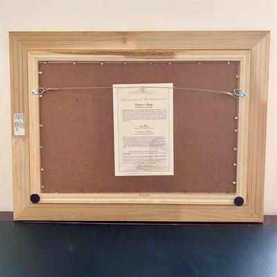 LOT 102 B: Thomas Kinkade Limited Edition Prints w/ Certificates of Authenticity: "Mountain Paradise", "Cobblestone...