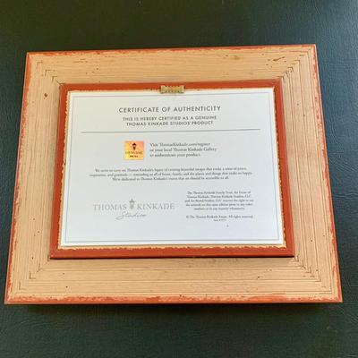 LOT 102 B: Thomas Kinkade Limited Edition Prints w/ Certificates of Authenticity: "Mountain Paradise", "Cobblestone...