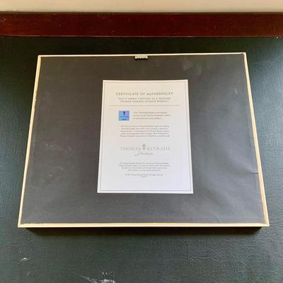 LOT 102 B: Thomas Kinkade Limited Edition Prints w/ Certificates of Authenticity: "Mountain Paradise", "Cobblestone...