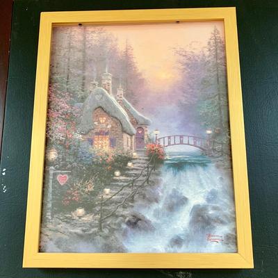 LOT 102 B: Thomas Kinkade Limited Edition Prints w/ Certificates of Authenticity: "Mountain Paradise", "Cobblestone...