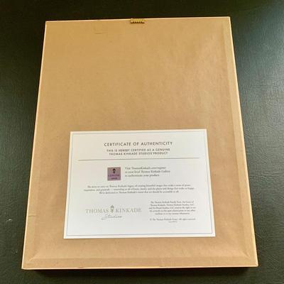 LOT 102 B: Thomas Kinkade Limited Edition Prints w/ Certificates of Authenticity: "Mountain Paradise", "Cobblestone...