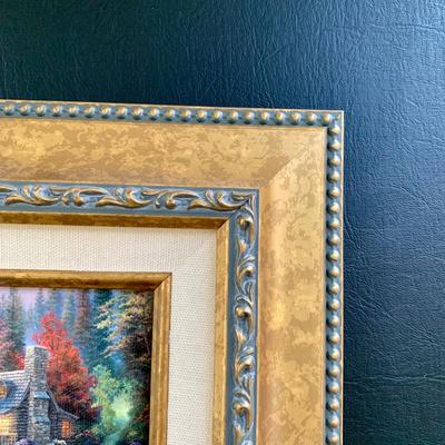 LOT 102 B: Thomas Kinkade Limited Edition Prints w/ Certificates of Authenticity: "Mountain Paradise", "Cobblestone...