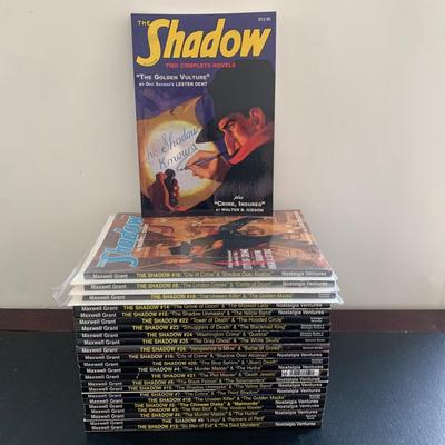 LOT 105 L: "The Shadow: Master Of Darkness" by Maxwell Grant Collection: Novels, Graphic Novels, CD's, Comics & More