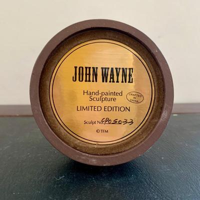 LOT 106 L: Franklin Mint John Wayne Limited Edition Sculptures