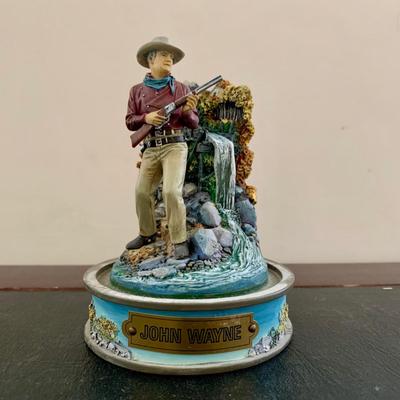 LOT 106 L: Franklin Mint John Wayne Limited Edition Sculptures