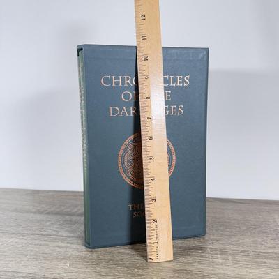 LOT 111L: 2008 Folio Society Chronicles of the Dark Ages 3-Book Set