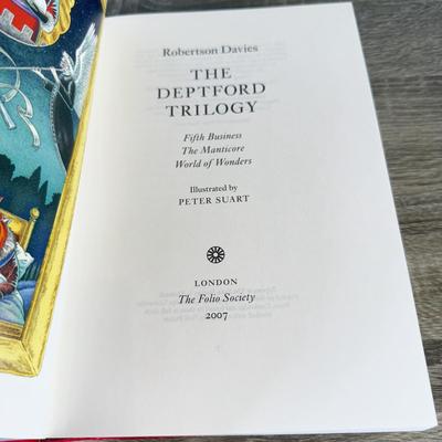 LOT 112L: 2007 Folio Society The Deptford Trilogy by Robertson Davies