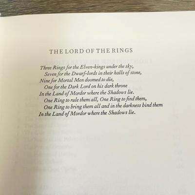 LOT 113L: 2004 Folio Society The Lord of the Rings by J. R. R. Tolkien Trilogy Book Set