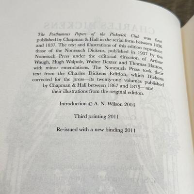 LOT 114L: Folio Society Charles Dickens Books - David Copperfield, Pickwick Papers & Great Expectations