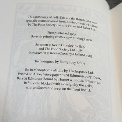 LOT 115L: Folio Society Books - Folk Tales of the British Isles, The Daughter of Time & Robin Hood