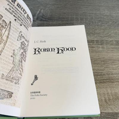 LOT 115L: Folio Society Books - Folk Tales of the British Isles, The Daughter of Time & Robin Hood