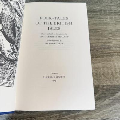 LOT 115L: Folio Society Books - Folk Tales of the British Isles, The Daughter of Time & Robin Hood