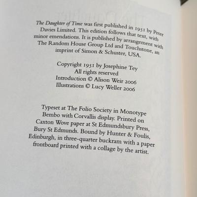 LOT 115L: Folio Society Books - Folk Tales of the British Isles, The Daughter of Time & Robin Hood