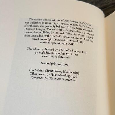 LOT 116L: Folio Society Books - Imitation of Christ, History of the English Church and People & The Rise and Fall of the Medieval...