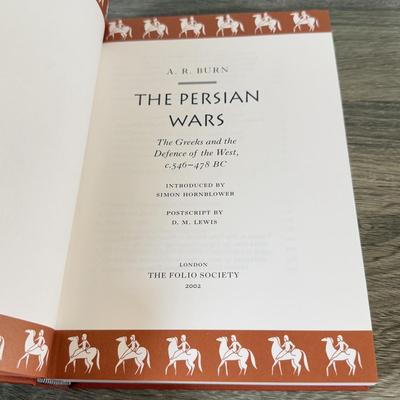 LOT 117L: Folio Society Books - The Celts, The Persian Wars & The Roman Revolution
