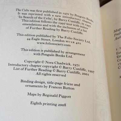 LOT 117L: Folio Society Books - The Celts, The Persian Wars & The Roman Revolution