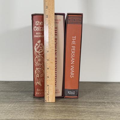 LOT 117L: Folio Society Books - The Celts, The Persian Wars & The Roman Revolution