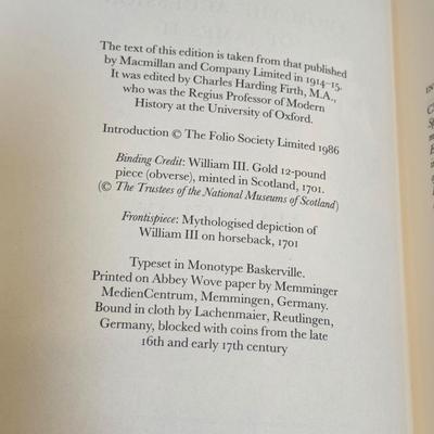 LOT 119L: Folio Society The History of England from the Accession of James II 5-Book Box Set