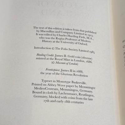 LOT 119L: Folio Society The History of England from the Accession of James II 5-Book Box Set
