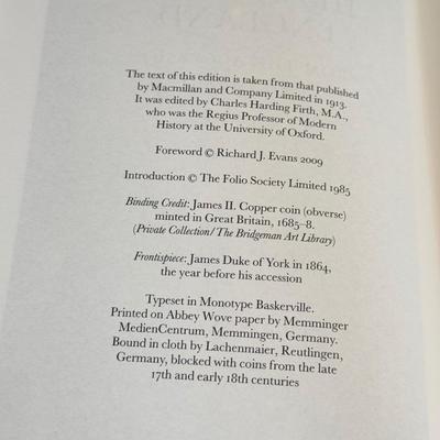 LOT 119L: Folio Society The History of England from the Accession of James II 5-Book Box Set