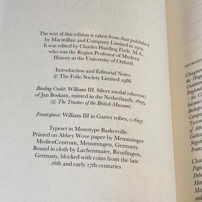 LOT 119L: Folio Society The History of England from the Accession of James II 5-Book Box Set