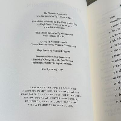 LOT 120L: Folio Society The Story of The Renaissance 5-Book Box Set