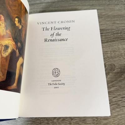 LOT 120L: Folio Society The Story of The Renaissance 5-Book Box Set
