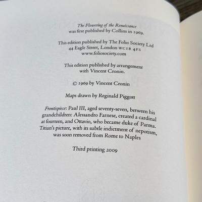 LOT 120L: Folio Society The Story of The Renaissance 5-Book Box Set