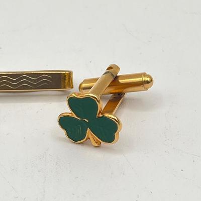 LOT 122J: Vintage Gold Plated Tiger’s Eye Ring, Sterling Cufflinks & More!