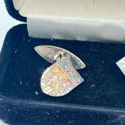 LOT 122J: Vintage Gold Plated Tiger’s Eye Ring, Sterling Cufflinks & More!