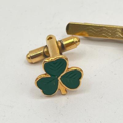 LOT 122J: Vintage Gold Plated Tiger’s Eye Ring, Sterling Cufflinks & More!