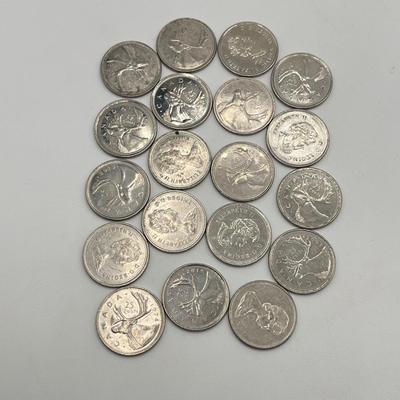 LOT 123J: Canadian Currency - Around 79.84 CAD