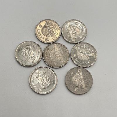 LOT 123J: Canadian Currency - Around 79.84 CAD