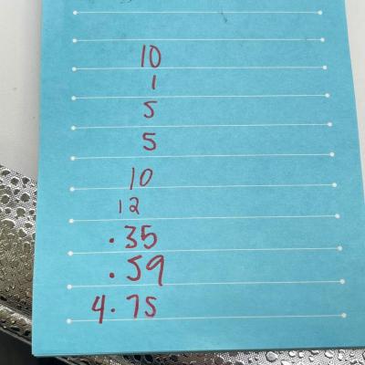 LOT 123J: Canadian Currency - Around 79.84 CAD