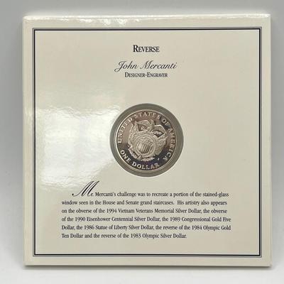 LOT 124J: US Capitol Commemorative Silver Dollar