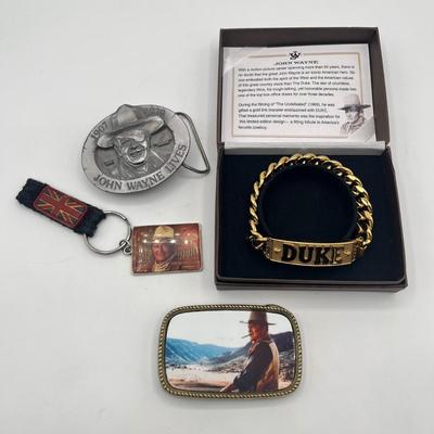 LOT 126J: Vintage John Wayne Collectibles