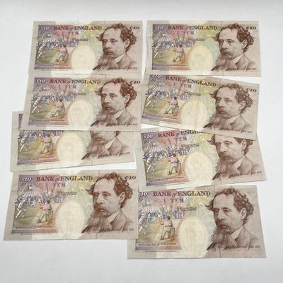 LOT 127J: British Paper Currency- 110 Pounds - Queen Elizabeth