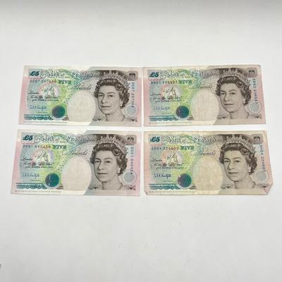 LOT 127J: British Paper Currency- 110 Pounds - Queen Elizabeth