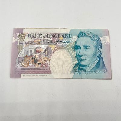 LOT 127J: British Paper Currency- 110 Pounds - Queen Elizabeth