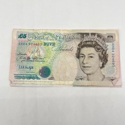 LOT 127J: British Paper Currency- 110 Pounds - Queen Elizabeth