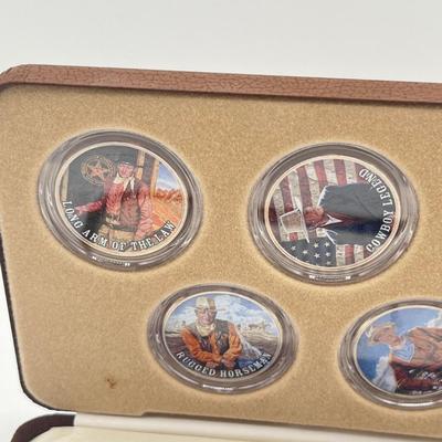 LOT 132J: Various John Wayne Commemorative Coin Collections