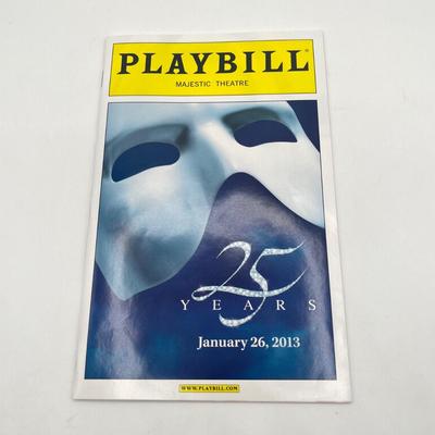 LOT 134J: 2013 Phantom Of The Opera 25th Anniversary Playbill
