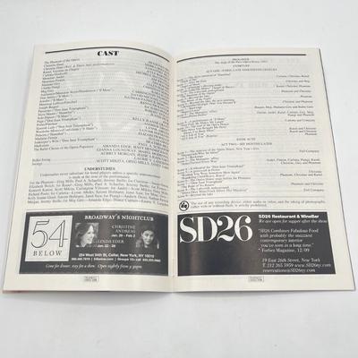 LOT 134J: 2013 Phantom Of The Opera 25th Anniversary Playbill